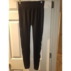Colorful Brand Black Leggings One Size Style L-32 NWT Soft Stretch Yoga Pants